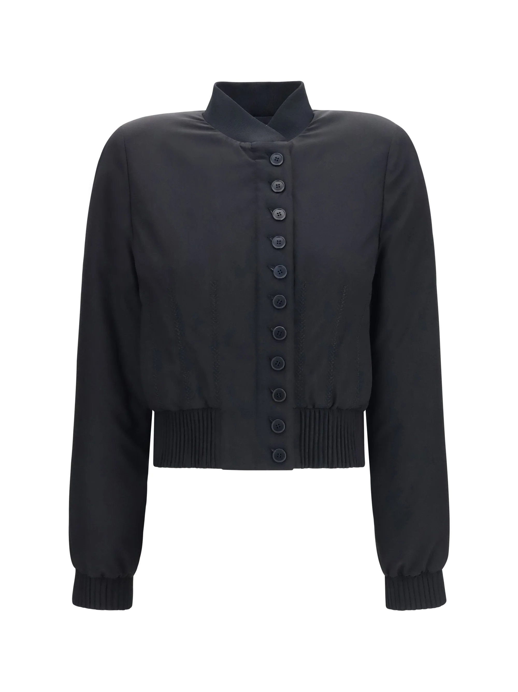 Selected Bomber Jacket Black Relaxed