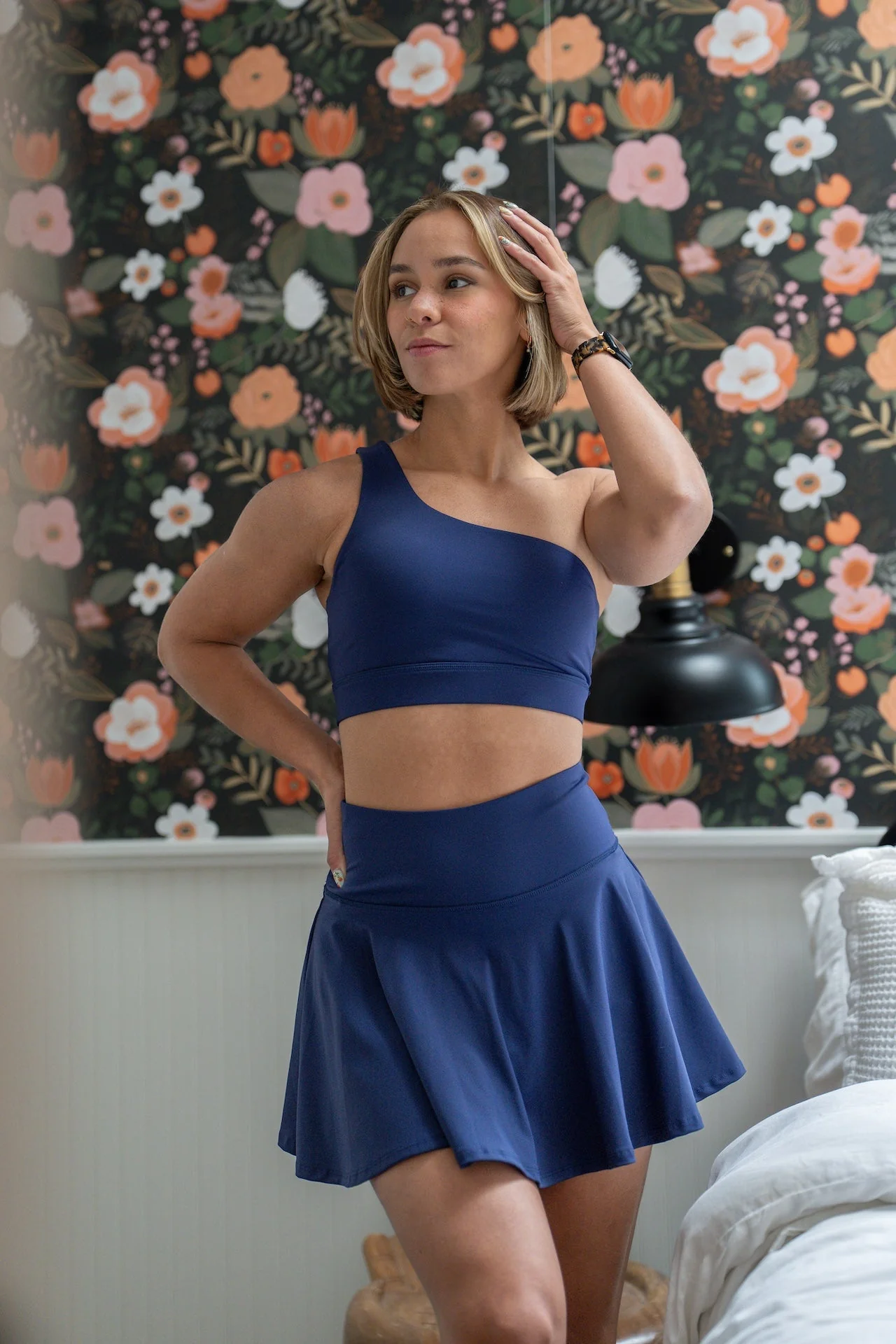 Advanced GRAVITY rise asymmetrical sports bra Secure
