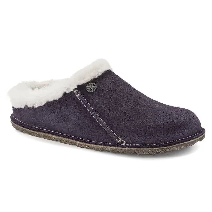 Flexible Birkenstock Zermatt Premium Suede Leather Dark Berry Solid