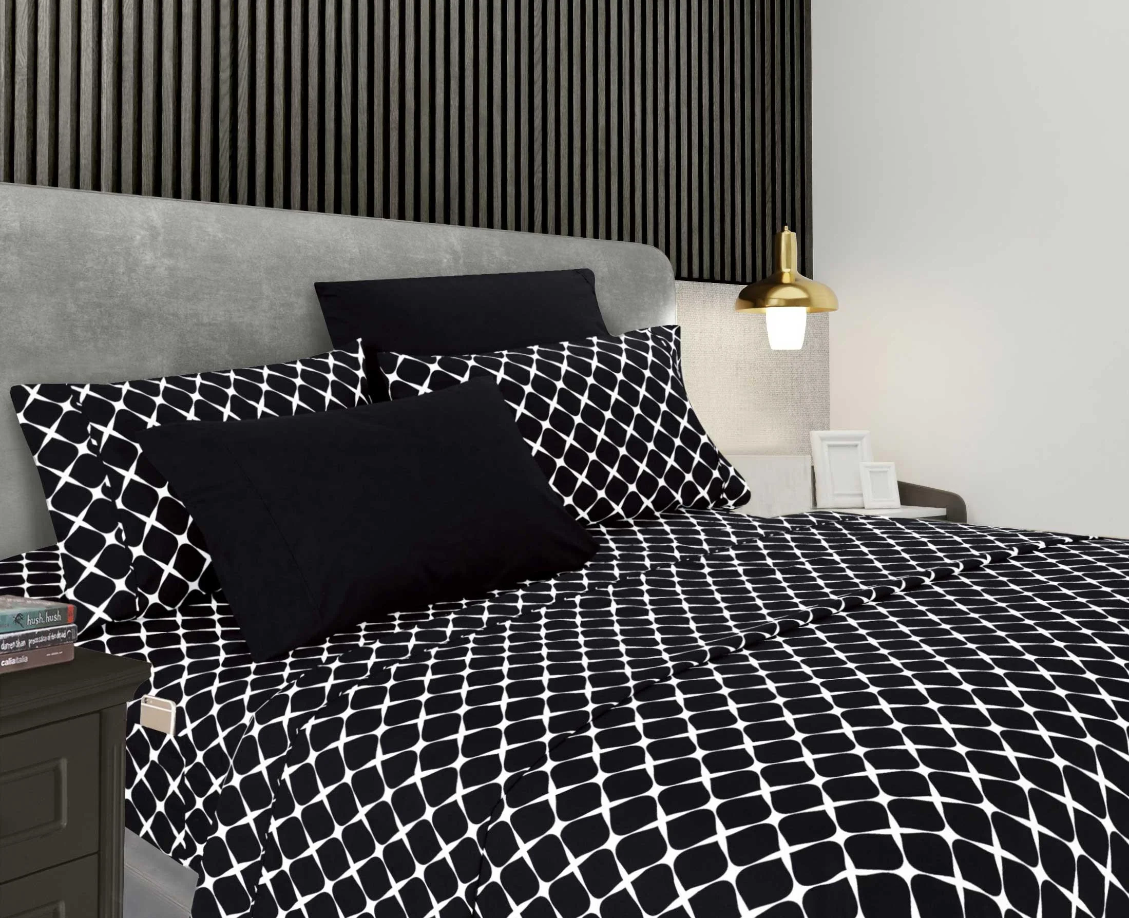 Prestigious Elegant Comfort 6-Piece Bloomingdale Sheet Set - Comparable to a Hotel Premium Quality Natural