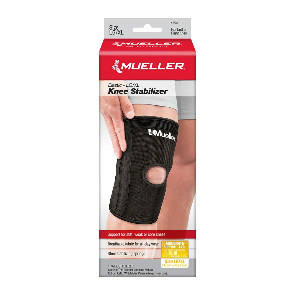 Natural Mueller Moderate Support Elastic Knee Stabilizer Support Large or X-Large 1 Ea Flexible