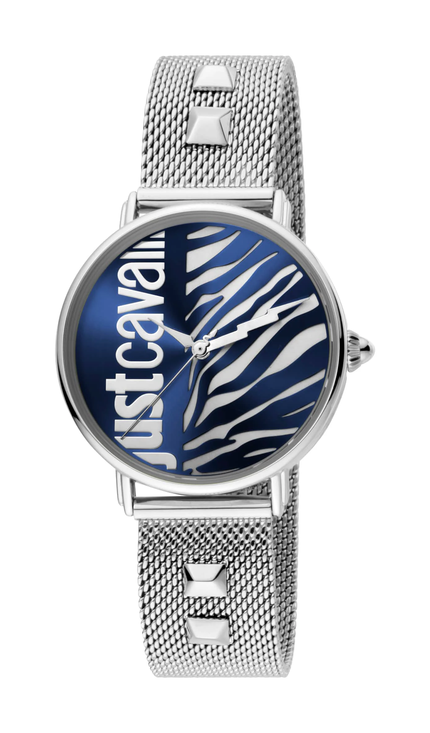 Artisan Just Cavalli JC1L077M0065 316L Stainless Steel Mineral Crystal Deployment Buckle Watch Optimized