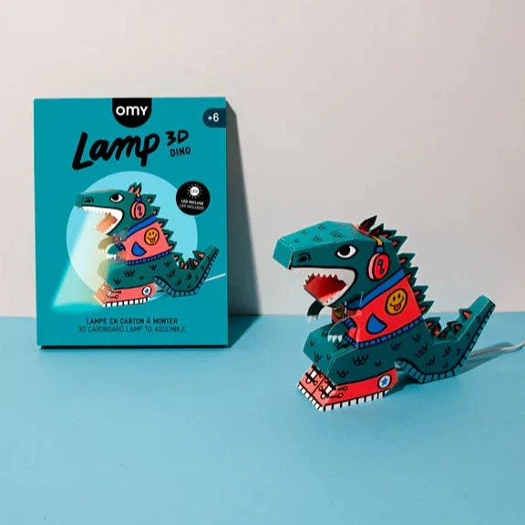 Luxury 3D DIY Lamp Dino Recyclable