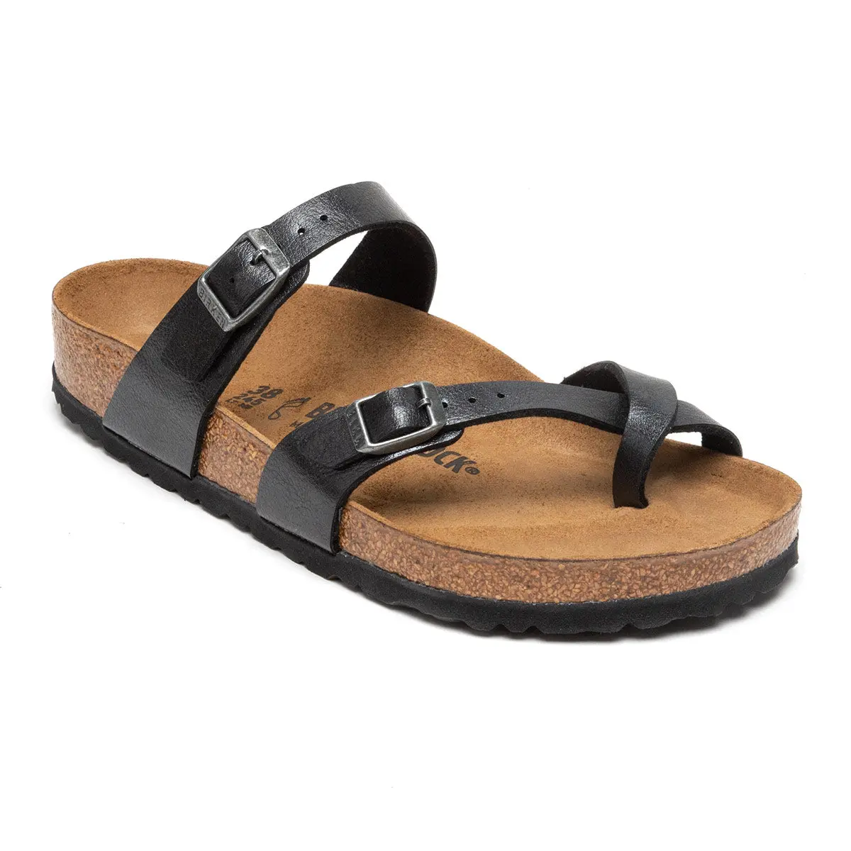 Expertly Made Birkenstock Women's Mayari Birko-Flor Graceful Licorice Sandals Genuine