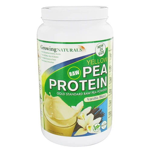 Sophisticated Growing Naturals Protein Powder Raw Yellow Pea Vanilla 33.5Oz Eco-Friendly
