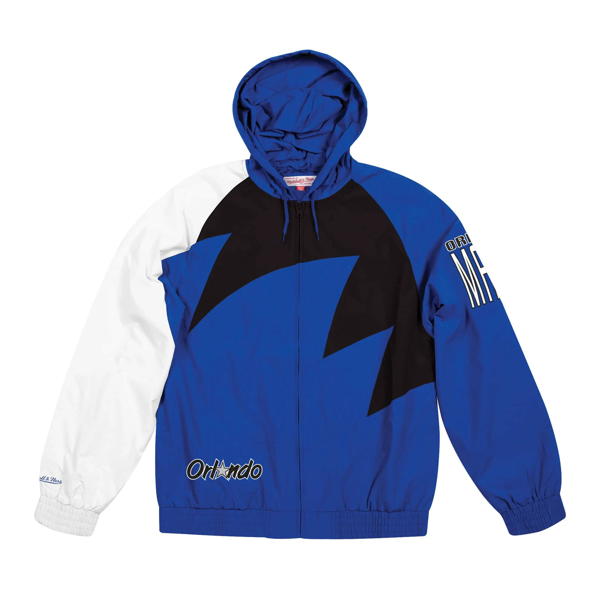 Long-Lasting Mitchell Ness Men's NBA Shark Tooth Jacket Orlando Jackets High-Grade