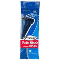 Advanced Personna Long Handle Twin Blade Plus Disposable Razor With Lubricating Strip - 12 Ea Fine Crafted