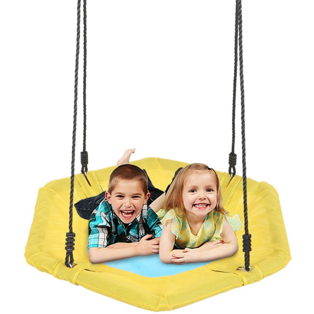 Classic Large Spacious Flying Round Saucer Tree Swing 40 Breathable