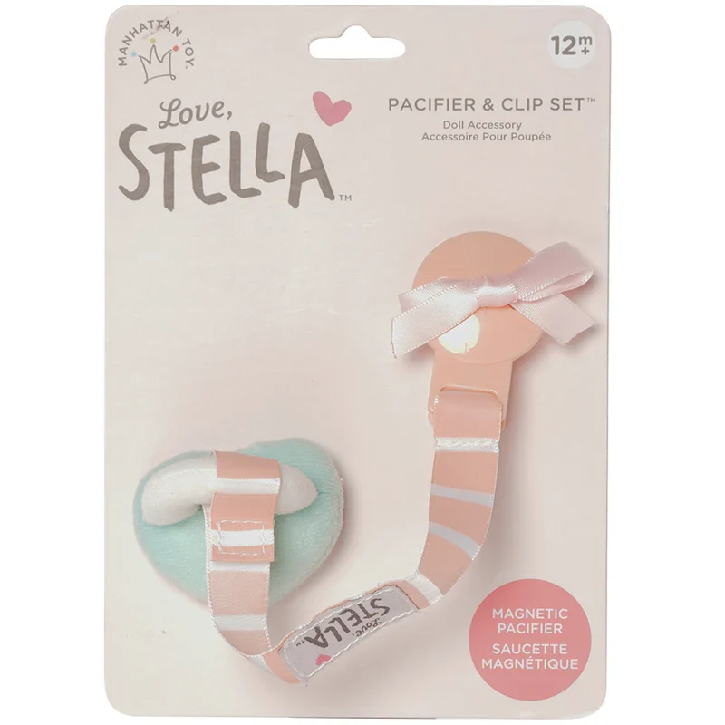 Excellent Love Stella Pacifier Clip Set Reusable