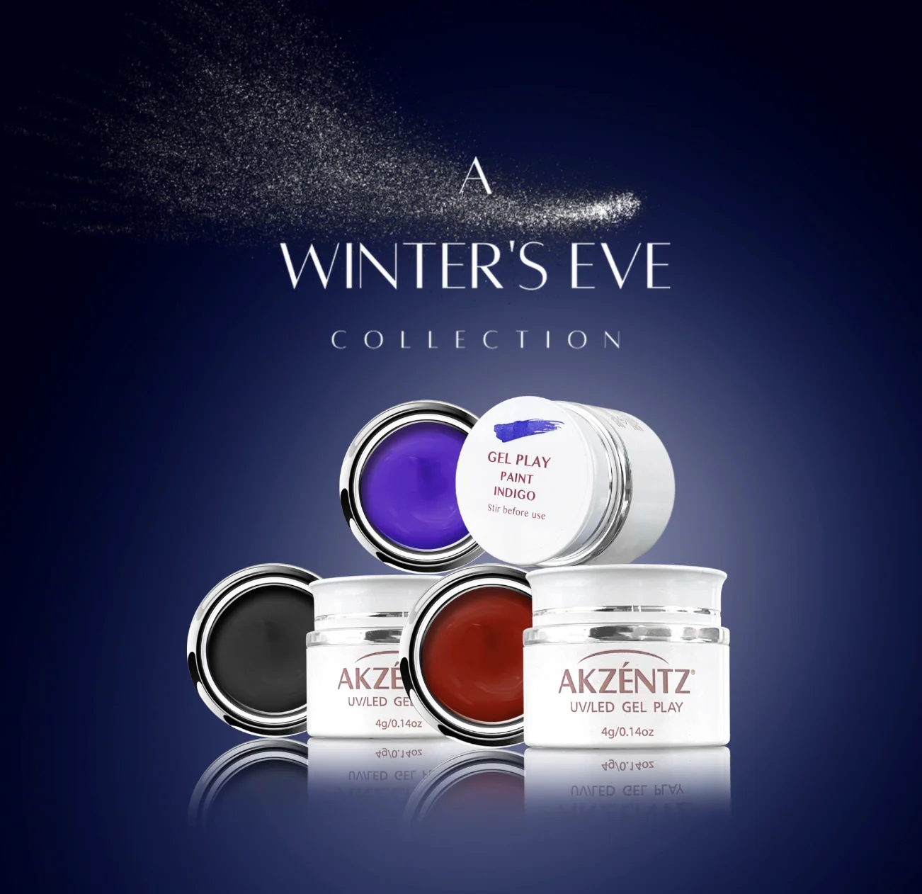 Contemporary MINI Winter's Eve Collection - Akzentz Gel Play UV LED Responsible