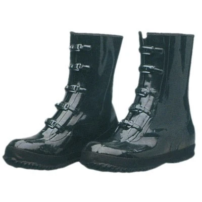 Classic Size 10 Heavy-Duty Rubber Rain Boots Shoes Waterproof Practical