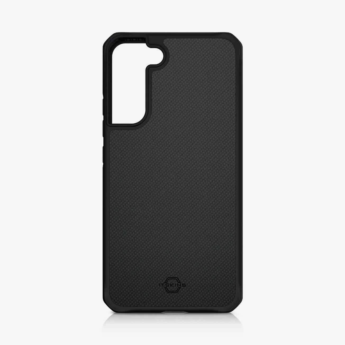 Powerful Itskins Hybrid Ballistic Protective Phone Case Compatible with Galaxy S22 5g Slim Hybrid Case Anti-Slip Heavy Duty Shockproof Cover Military Phone Case Black Responsible