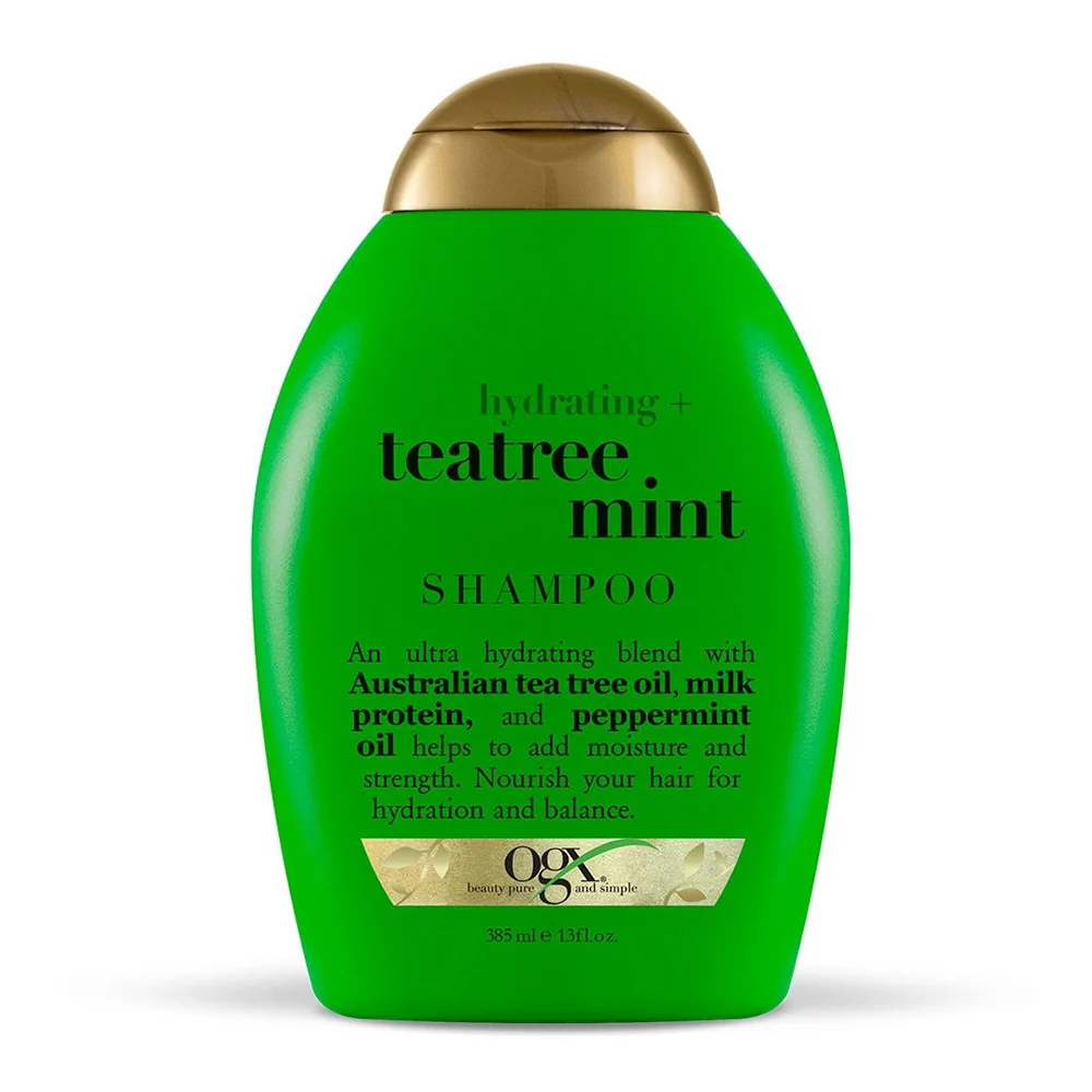 Durable Organix Hydrating Teatree Mint Hair Shampoo 13 Oz Efficient