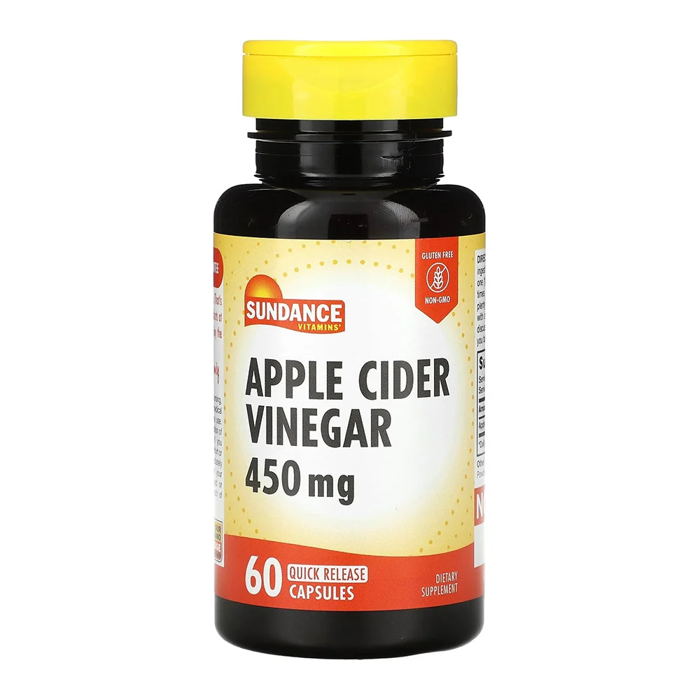 Expertly Made Sundance Vitamins Apple Cider Vinegar 450 Mg Capsules 60 Ea Environmentally Friendly