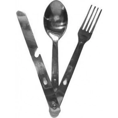 World-Class Camping Multi Utensil Tool w Fork Spoon Knife Authentic