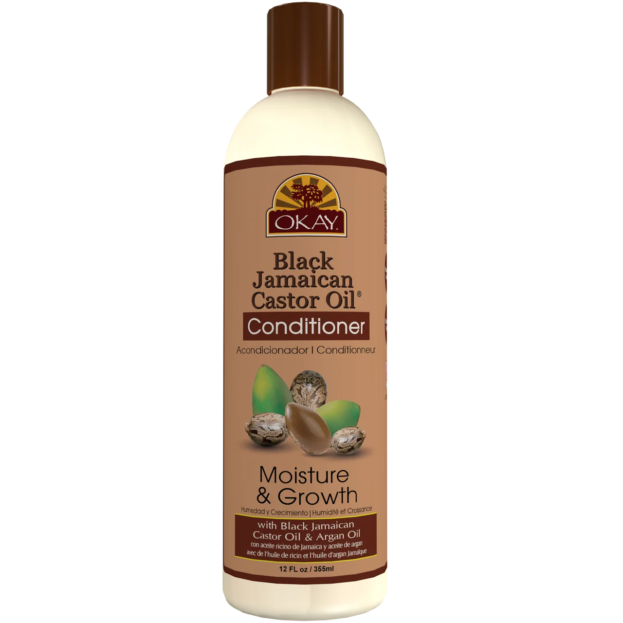 Certified Okay Black Jamaican Castor Oil Moisture And Growth Hair Conditioner 12 Oz Top-Quality