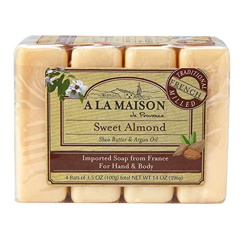 Innovative A La Maison De Provence Hand and Body Bar Soap Sweet Almond 4 Ea Comfortable