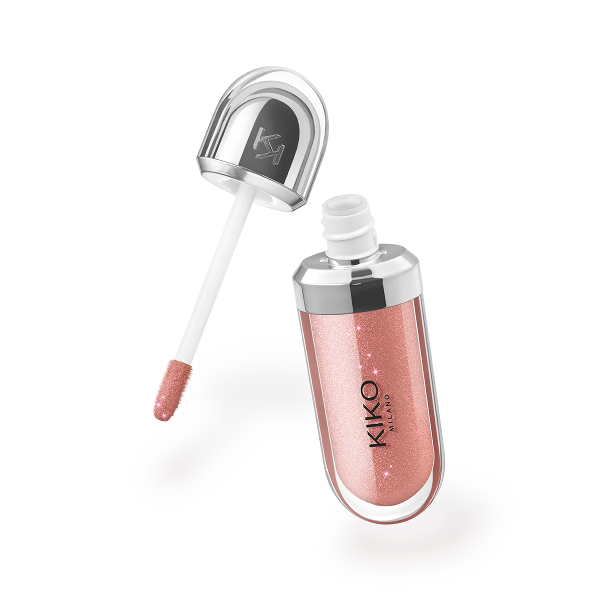 Certified KIKO MILANO 3D HYDRA LIP GLOSS 04 PEARLY PEACH ROSE High-Grade