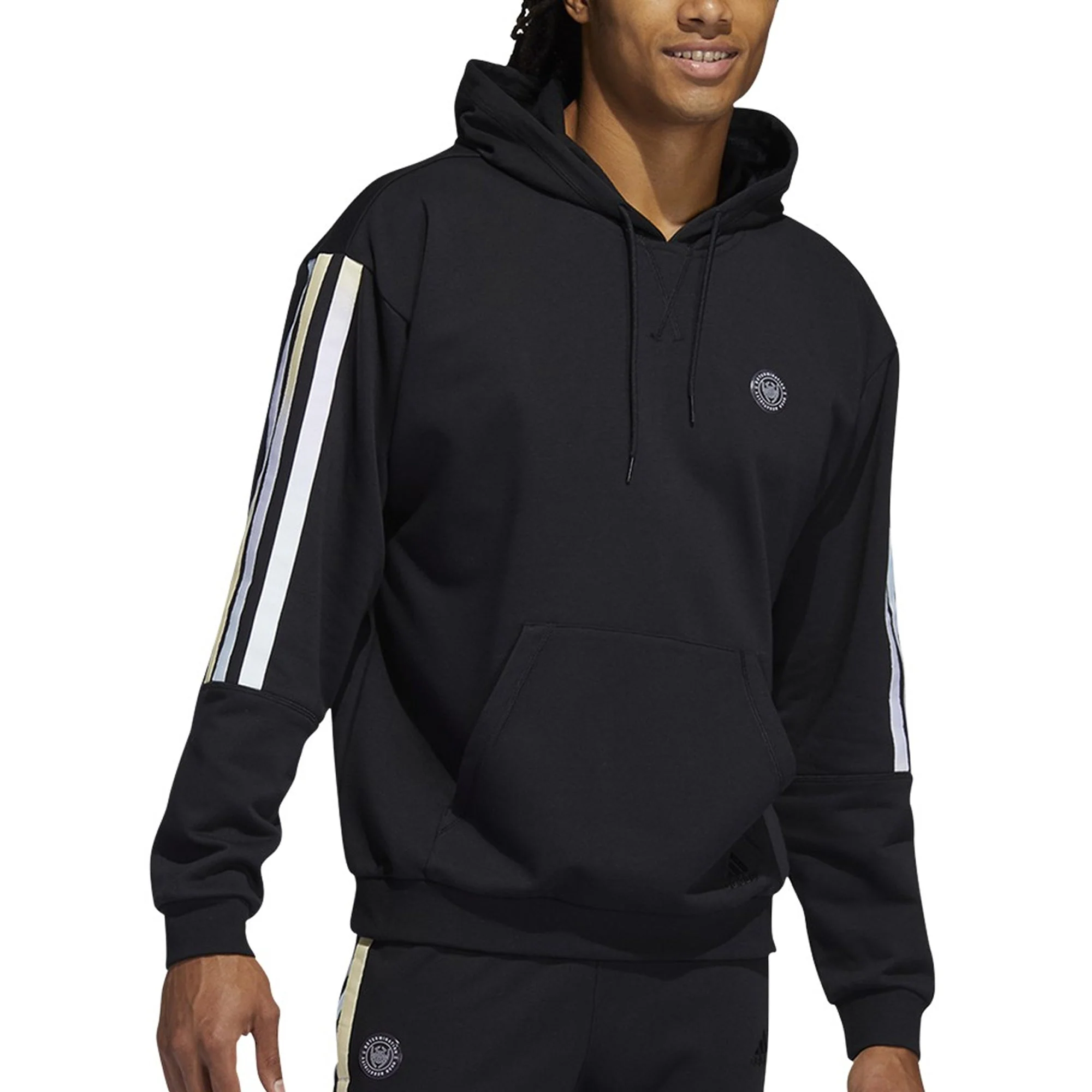 Verified adidas Men's Donovan Mitchell Pullover Hoodie Contemporary