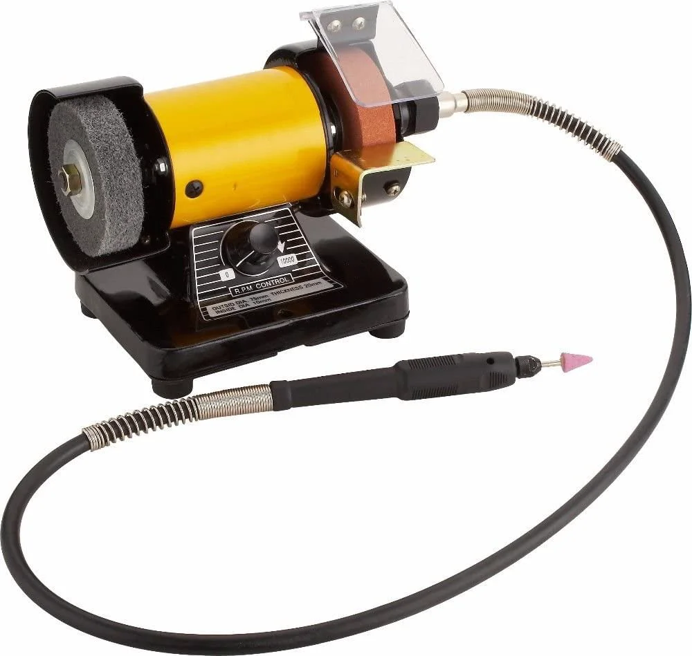 First-Class Mini Bench Grinder with Flexible Shaft Reliable