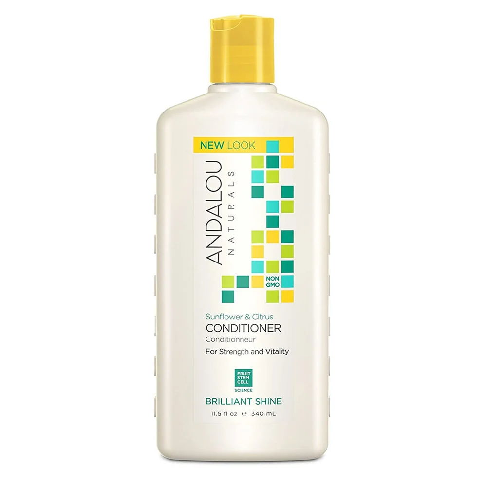 Top-Quality Andalou Naturals Brilliant Shine Sunflower and Citrus Conditioner for Strength and Vitality 11.5Oz 340ml High-Quality