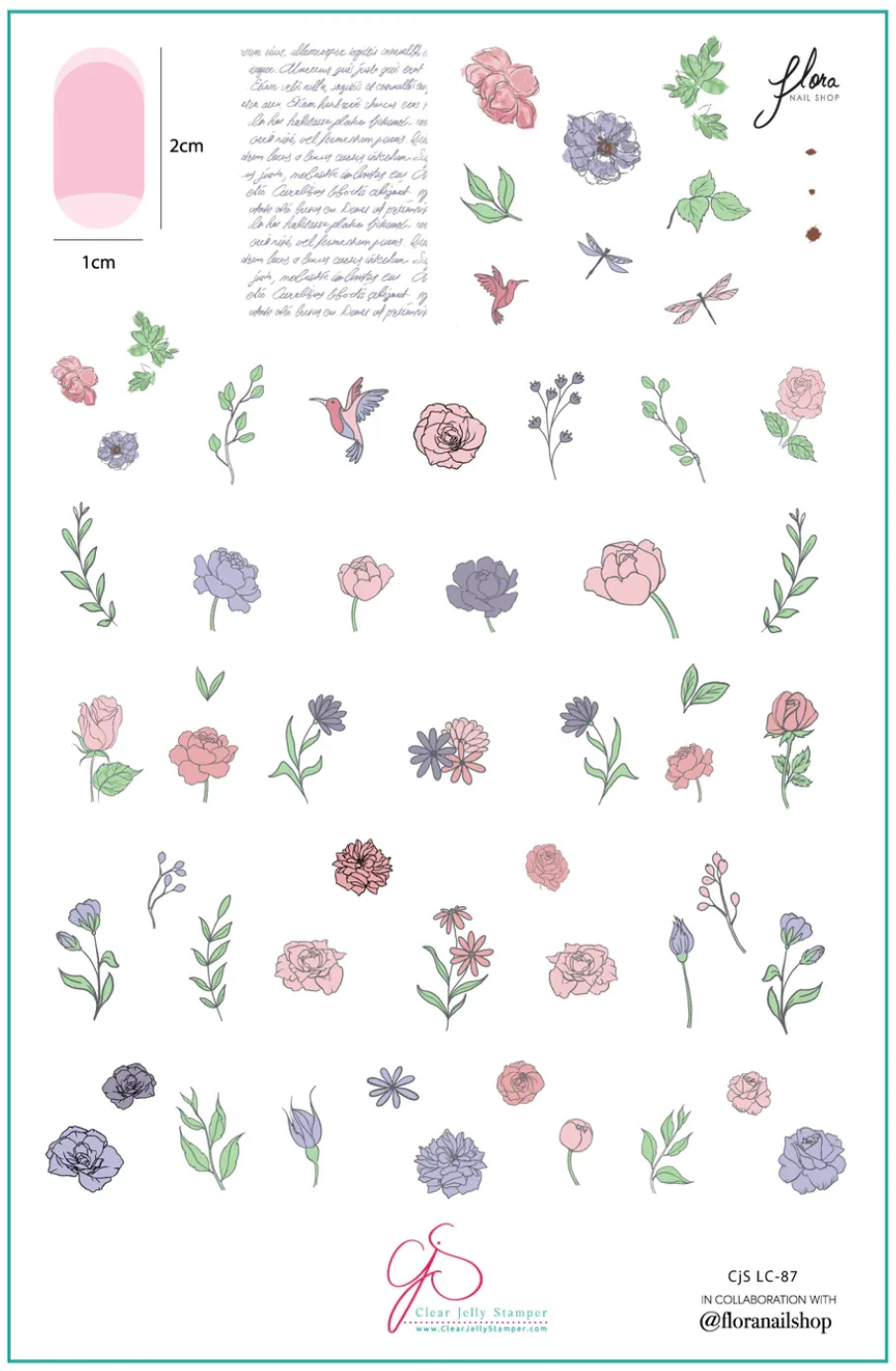 Reusable Flora CjSLC-87 - CJS Stamping Plate Advanced