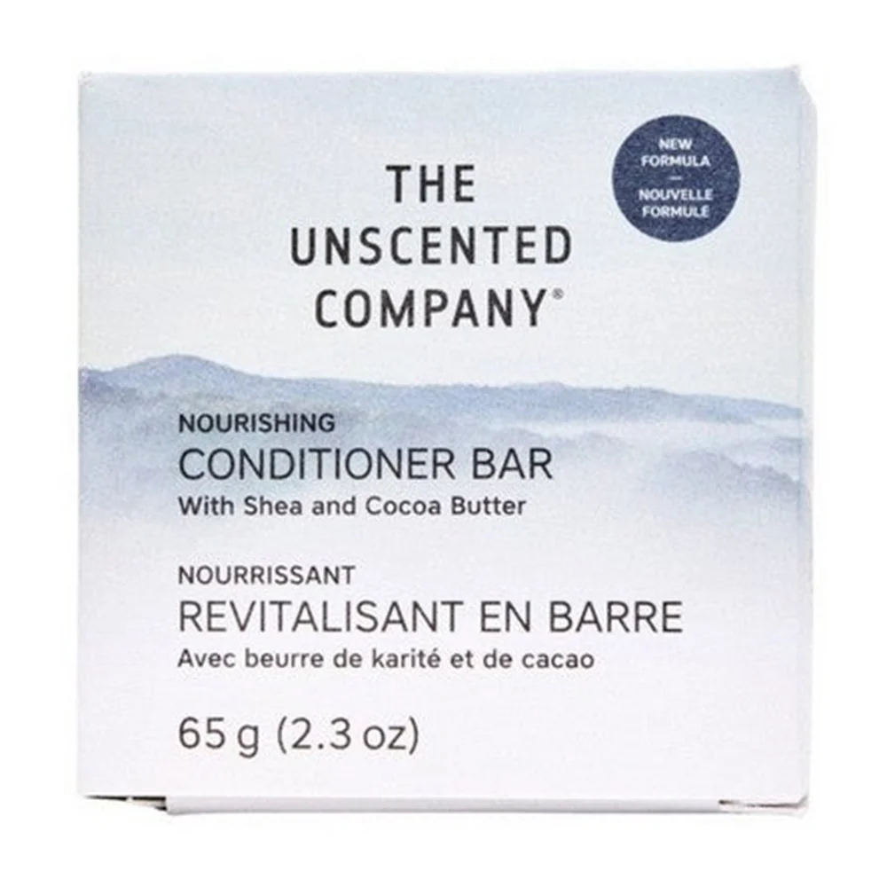 Specialty The Unscented Company Nourishing Conditioner Bar with Shea and Cocoa Butter 2.3Oz 65g Casual
