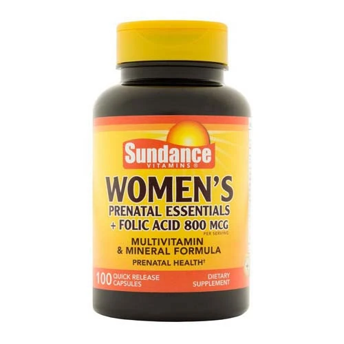 Eco-Friendly Sundance Prenatal Vitamins And Minerals Quick Release Capsules For Womens 100 Ea Next-Generation