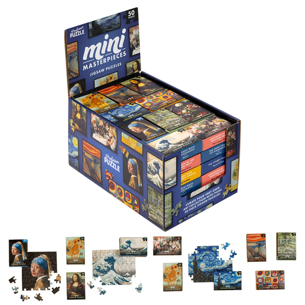 Minimalist 50pc Mini Masterpiece Puzzle Official