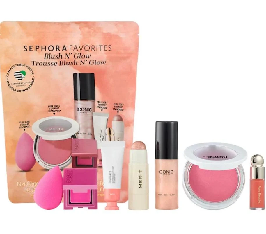 Artisan Sephora Favorites Blush N' Glow Blush Makeup Value Set Excellent