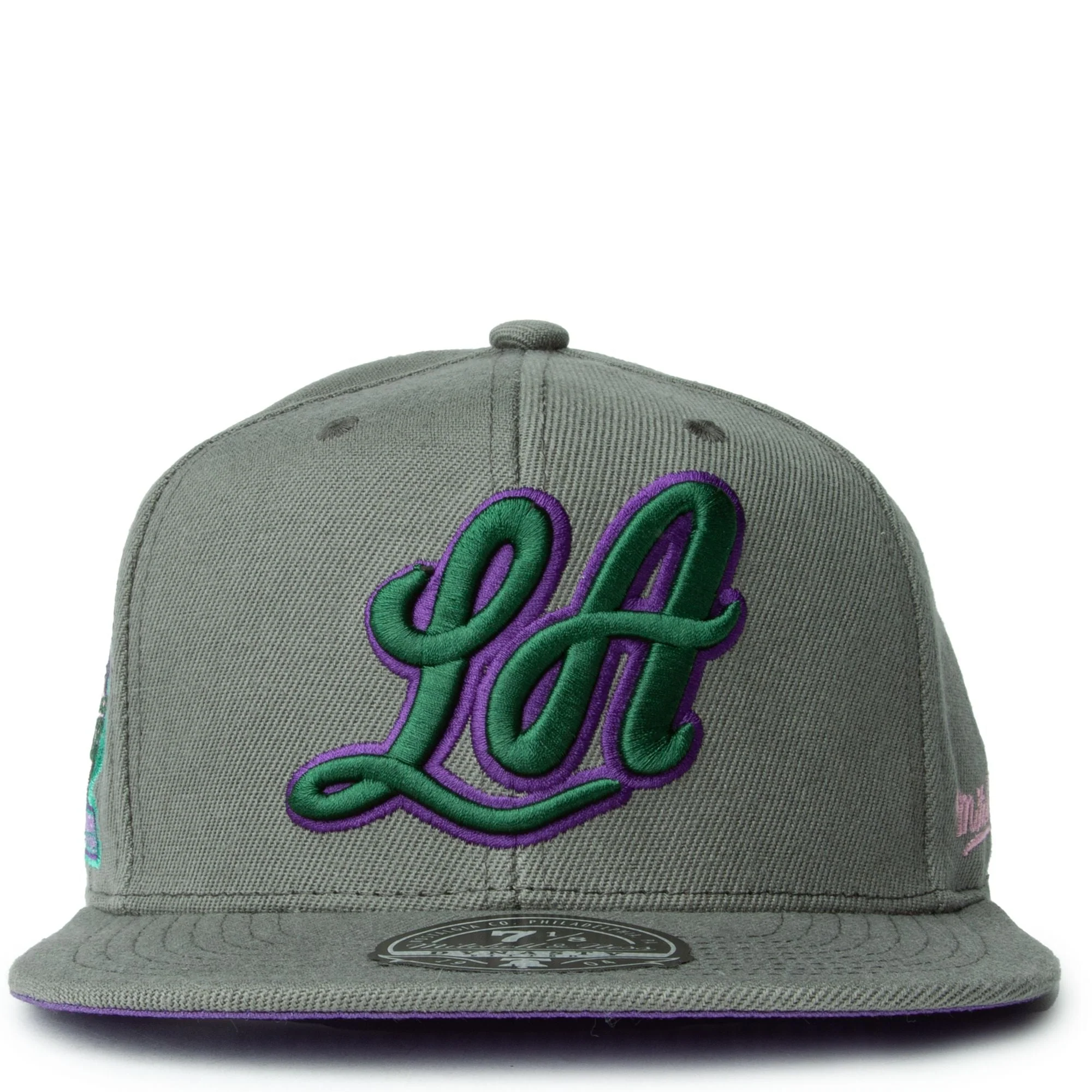 Reusable Mitchell Ness Men's NBA From Dusk Fitted Hwc Lakers Fitted Caps Eco-Friendly