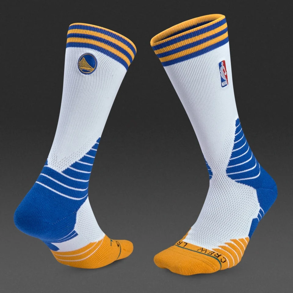 Functional Stance Men's NBA Gs Warriors Logo Crew Socks Official