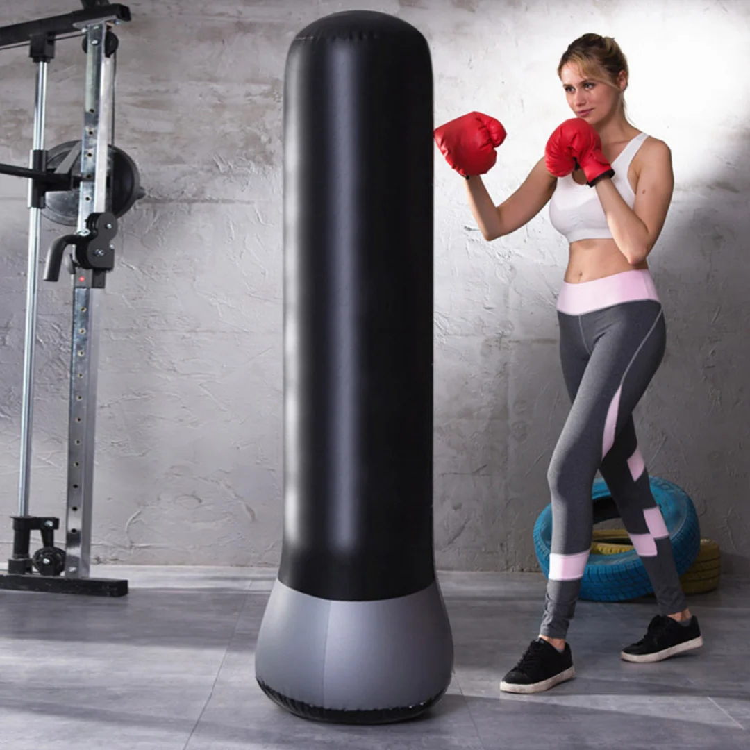 Clean Large Inflatable Standing Punching Bag High-Grade