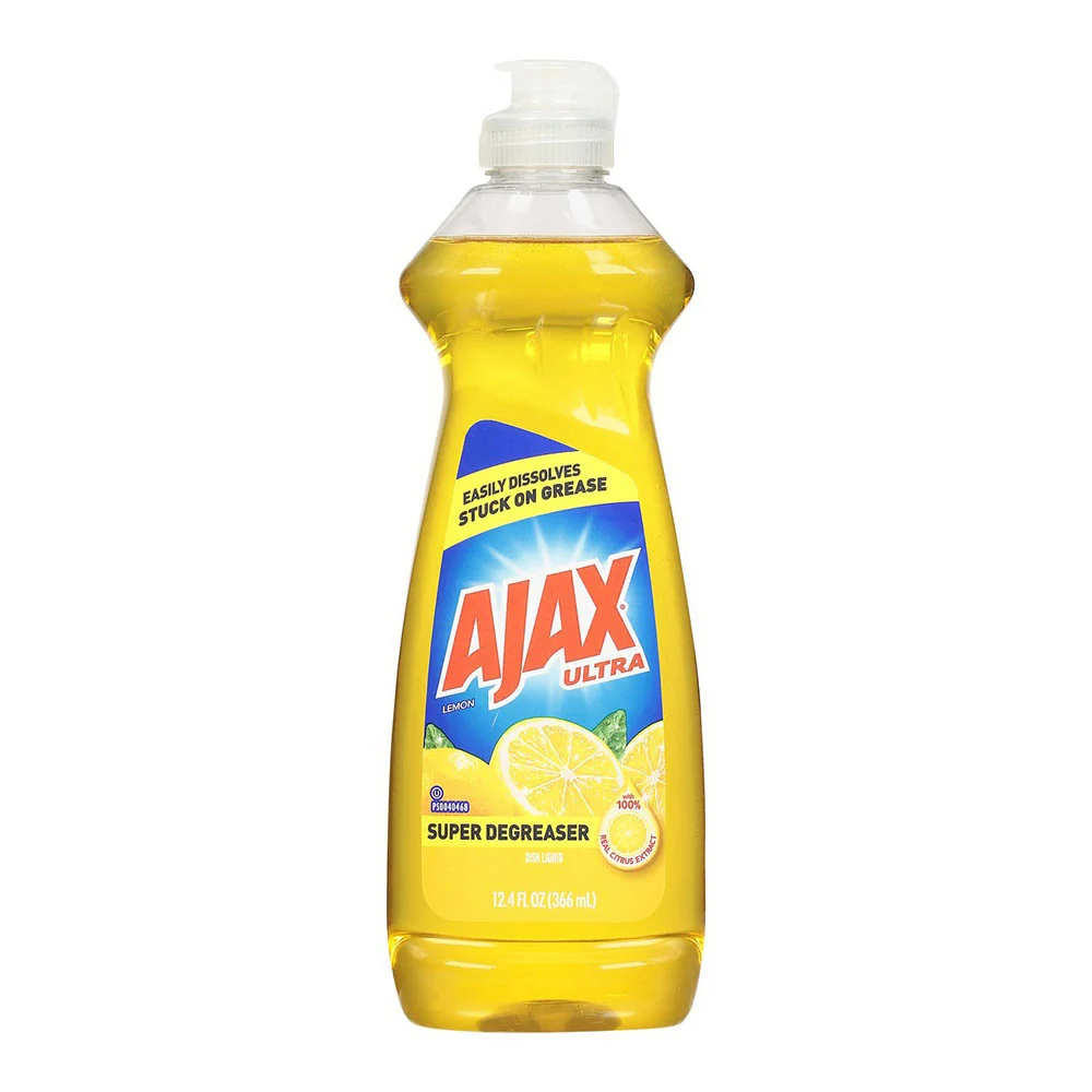 Trusted Ajax Ultra Super Degreaser Liquid Dish Soap Lemon 12.4 Oz Quality