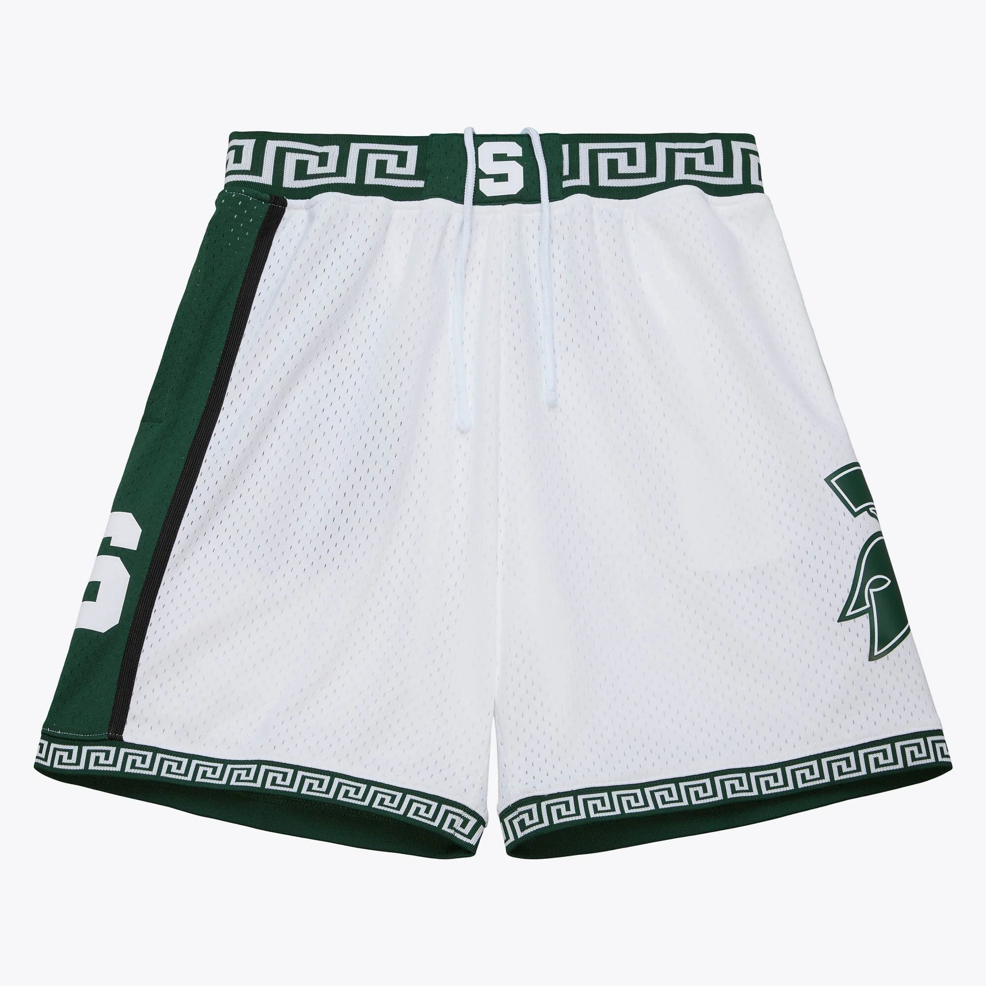 Secure Mitchell Ness Men's Ncaa White Shorts Mich State 1999 Responsible