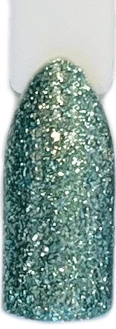 Traditional Glitter Bomb Gel Polish Metallic Pastel Mint Secure