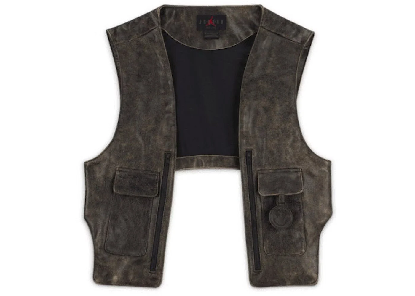 Quality Air Jordan Men's X J Balvin Collab Leather Vest Long-Lasting