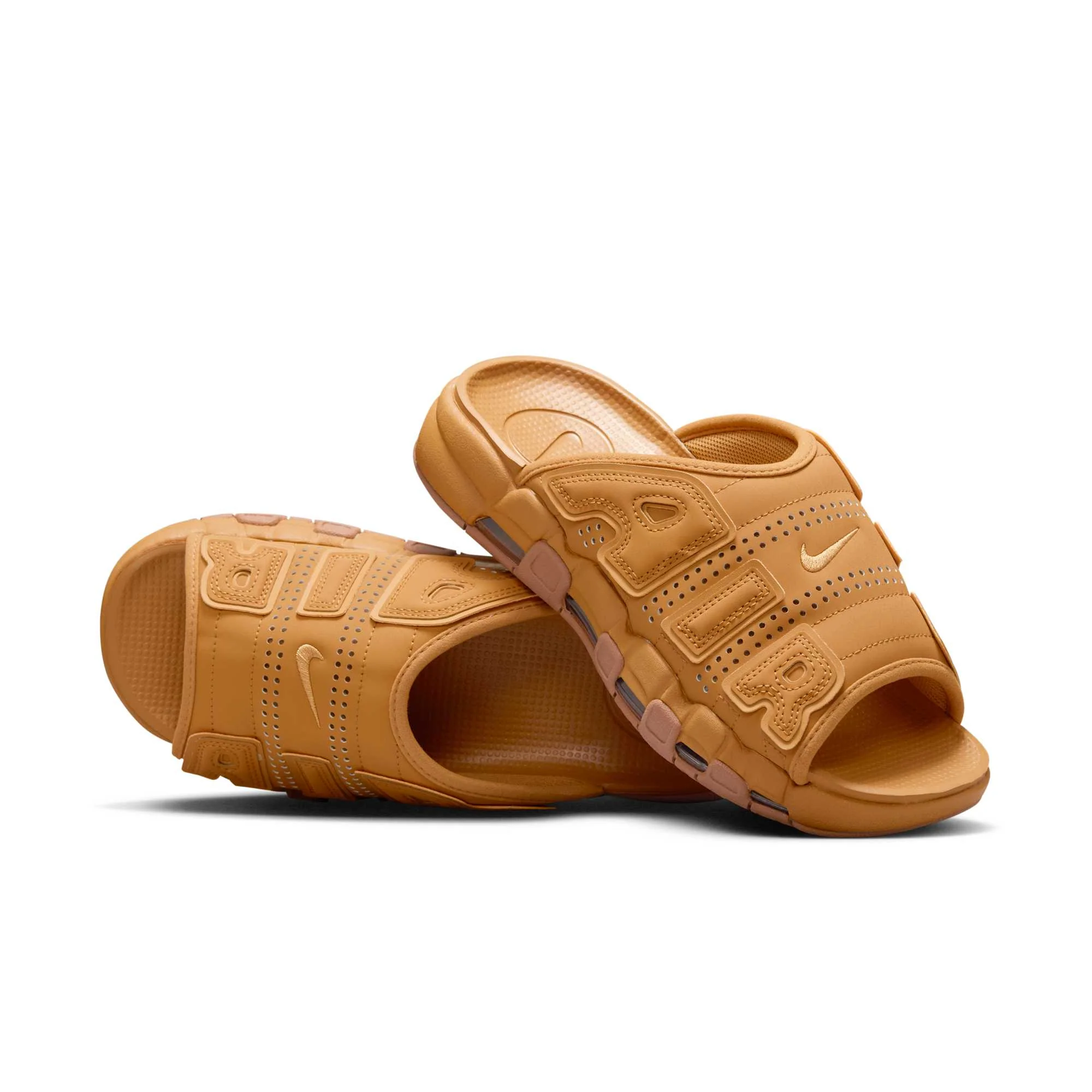 Exclusive Nike Men's Air More Uptempo Slide 'Flax' Slides Quality