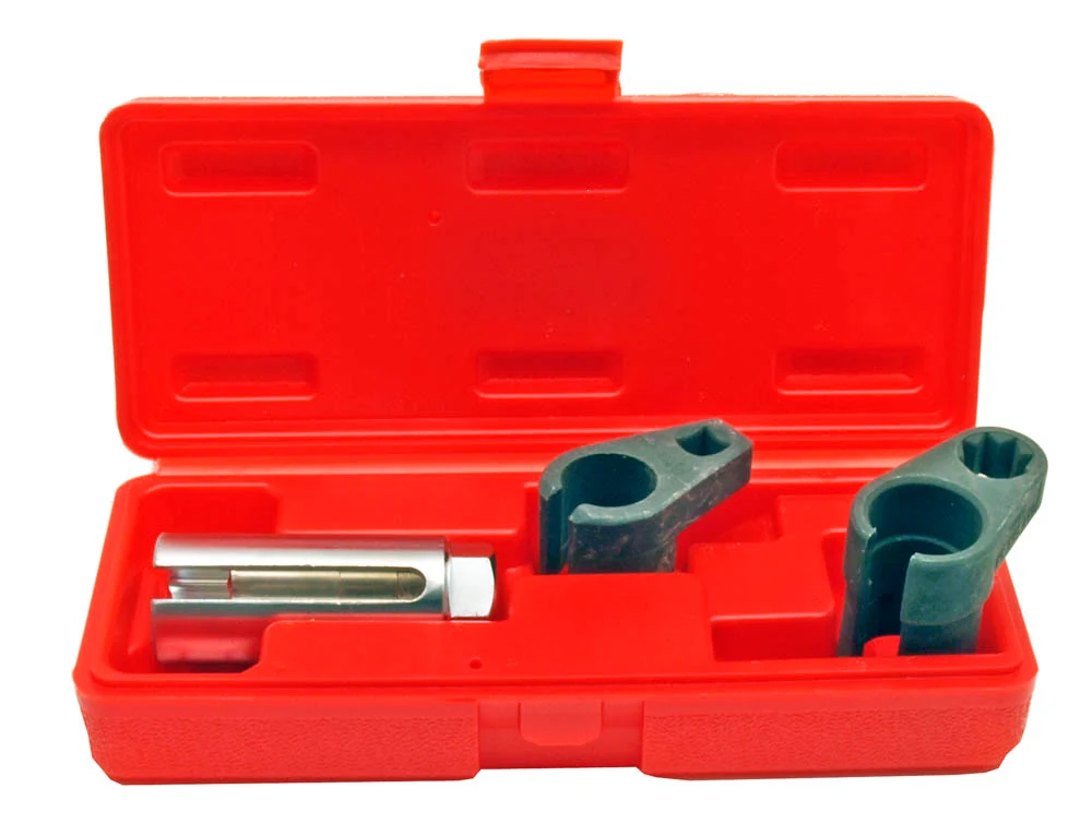 Trusted 3 Pc Auto Oxygen Sensor 6 Point Socket Wrench O2 Removing Installation Tool Genuine