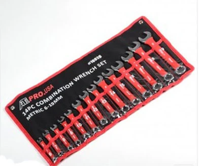 Responsible 14 Piece Piece American Tool Metric Size Sized Combination Combo Wrench Set Refined