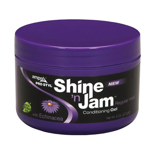 Specialty Ampro Pro Styl Shine N Jam Hair Conditioning Gel Regular Hold 8 Oz Eco-Friendly