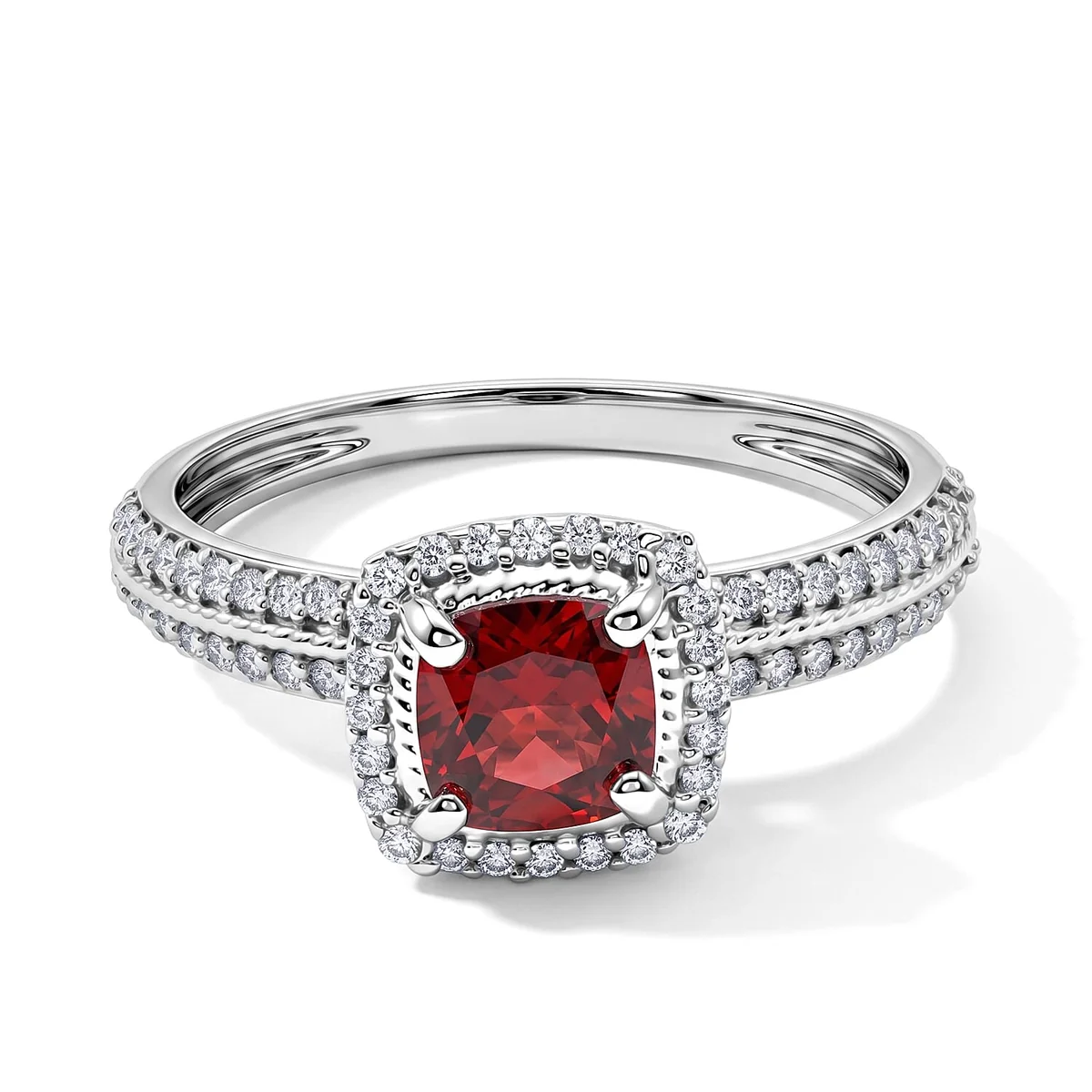 Certified HomeJewelryRingsHalo Rings 8700806 Top-Quality