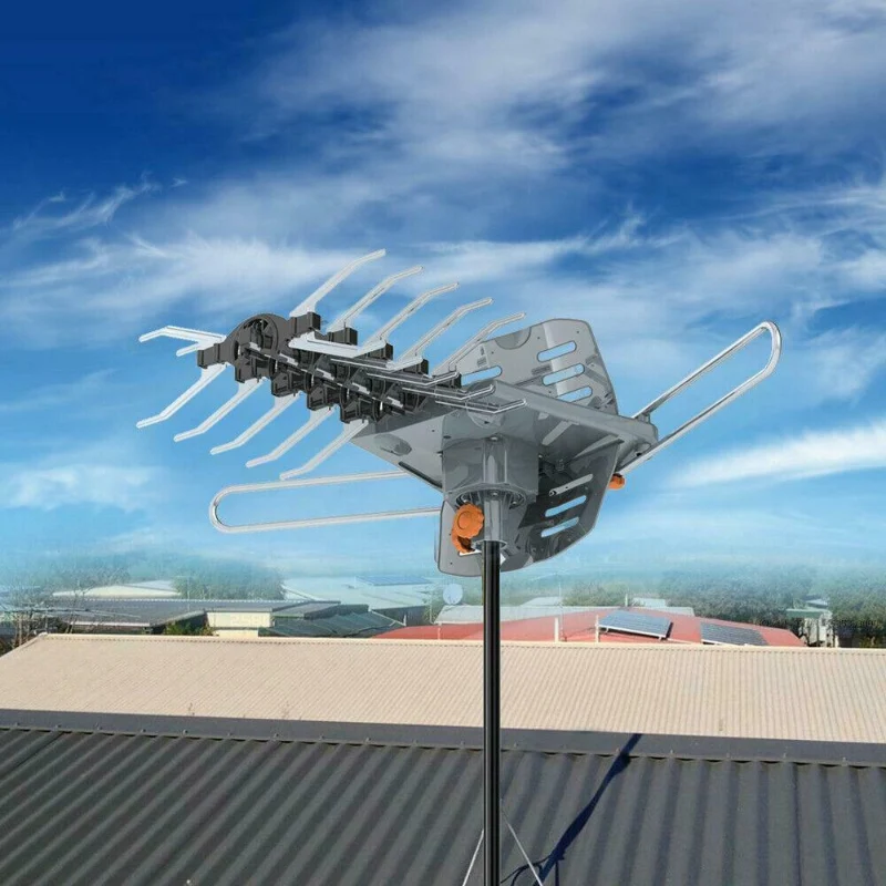 Trusted Ultra Long Range Digital Amplified Outdoor TV Antenna 200 Miles Contemporary
