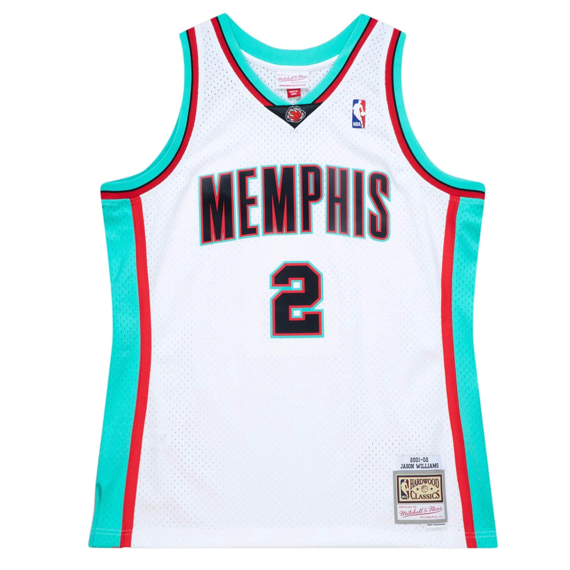 Responsible Mitchell Ness Men's NBA Swingman Jersey Vancouver Grizzlies 2001 Jason Williams Recyclable