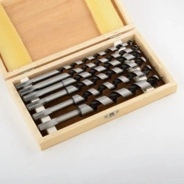 Verified 6 Piece Wood Ship Auger Drill Bit Set Kit Wood Construction Tool for Power Drilling Exceptional
