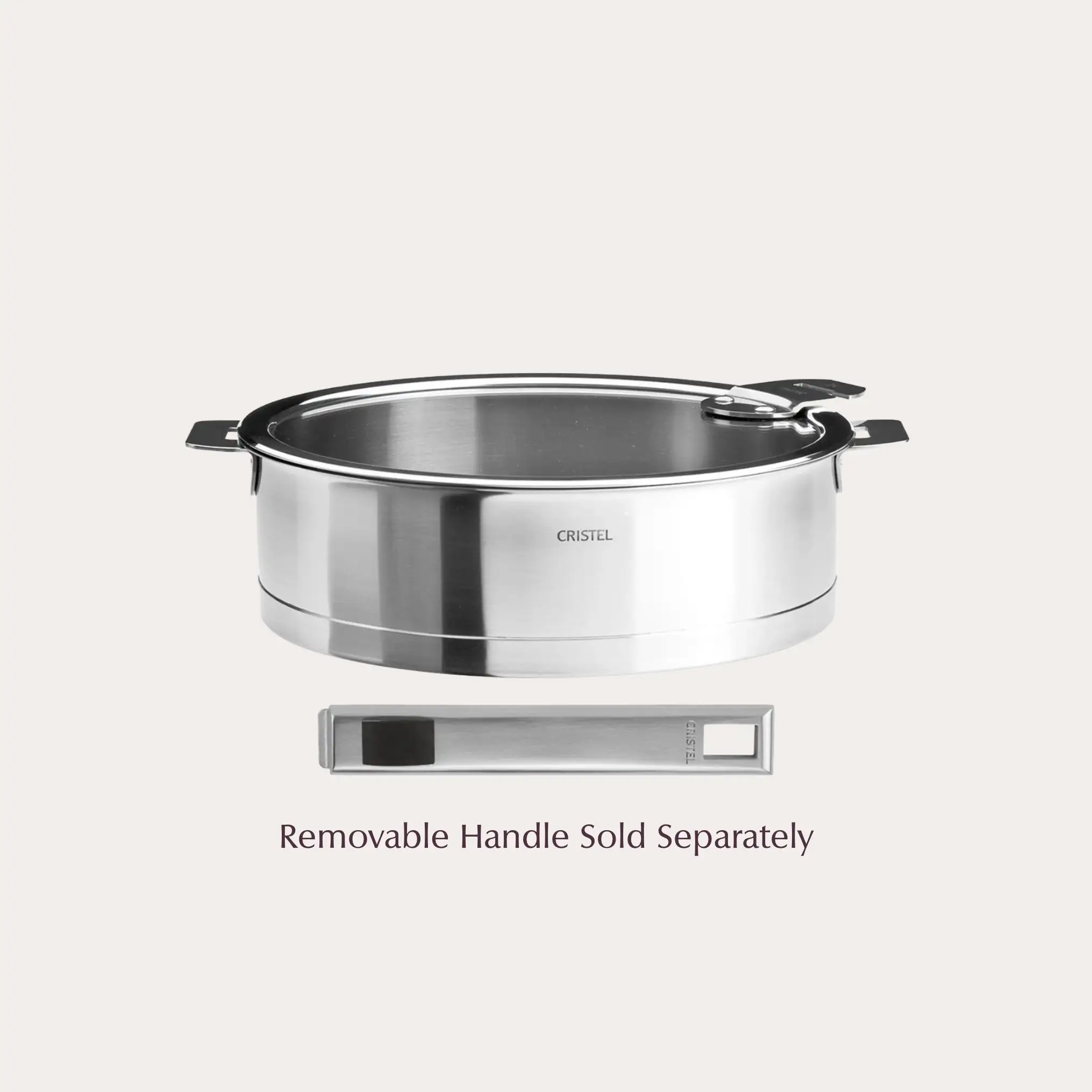 Versatile Saute pan with lid Convenient