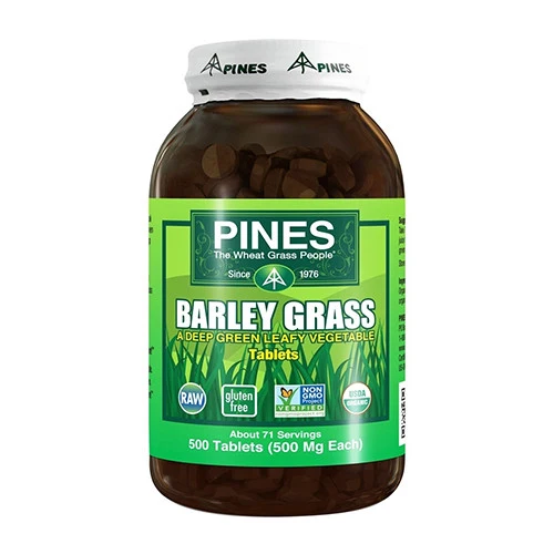 Natural Pines Barley Grass Green Leafy 500 Mg Vegetable Tablets 500 Ea Solid