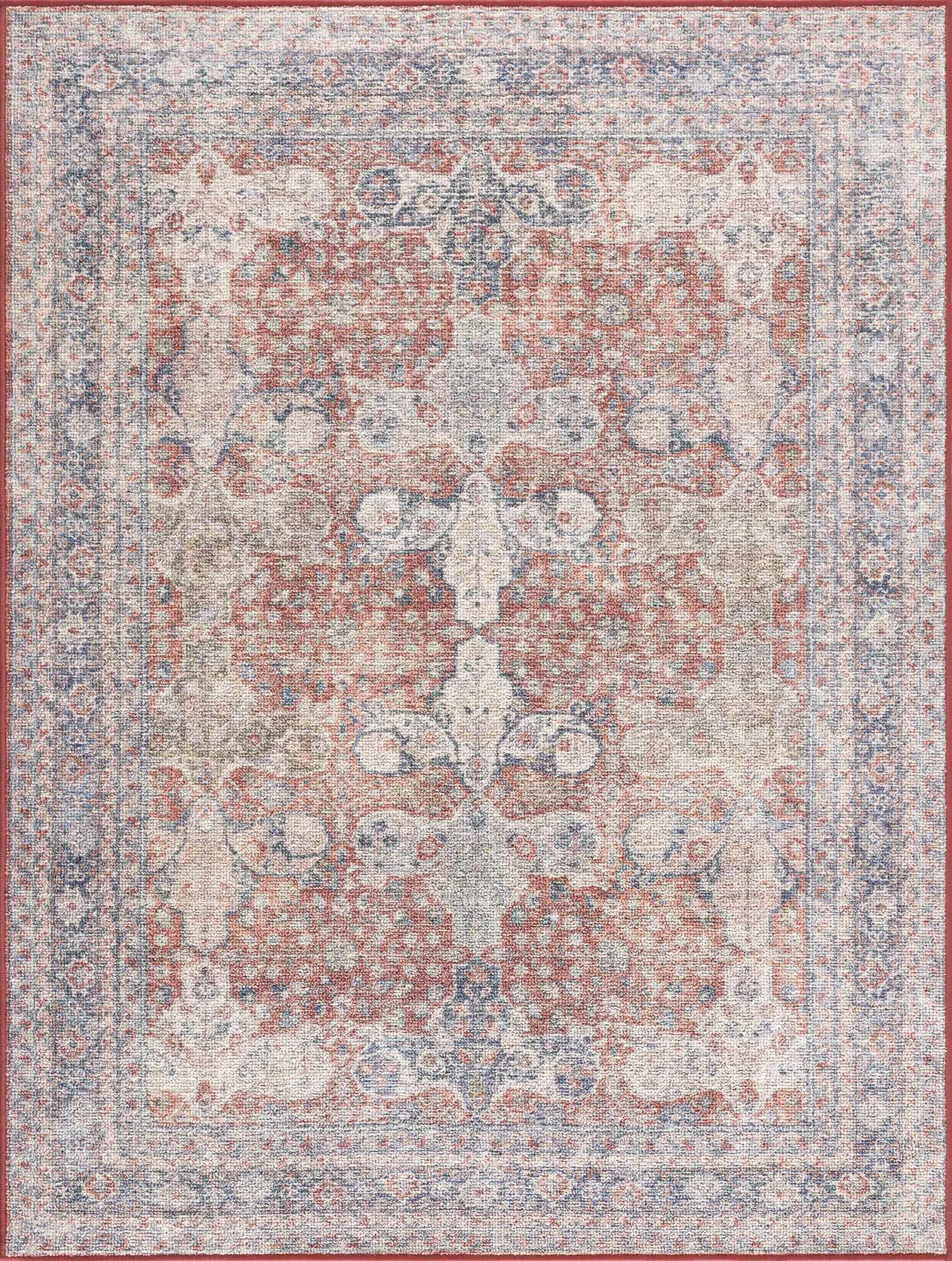 Versatile Ambre Washable Area Rug Traditional