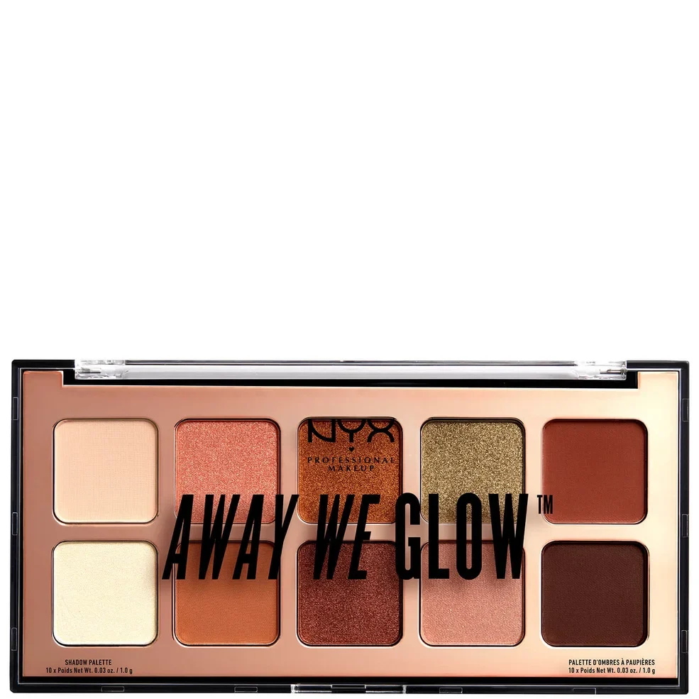 Stylish NYX PROFESSIONAL MAKEUP AWAY WE GLOW EYESHADOW Elite