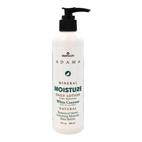 Authentic Zion Health Adama Minerals Moisture Intense Daily Lotion White Coconut - 8 oz Trendy